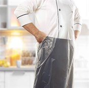 Фартук одноразовый 70 х 110 см, полиэтиленовый, 100 шт. в уп., AVIORA - фото 27985