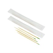 Зубочистки БАМБУКОВЫЕ в индивидуальной бумажной упаковке, С МЕНТОЛОМ, 1000 шт. в картонной коробке, AVIORA - фото 28001