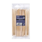 Палочки для суши, 20 см, круглые, бамбуковые, пара в индивидуальной ПП-упаковке, 100 пар/уп - фото 28023