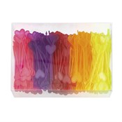 Декоративные пики из пластика "СЕРДЦЕ", 400 шт. в ПВХ-упаковке, AVIORA - фото 28046