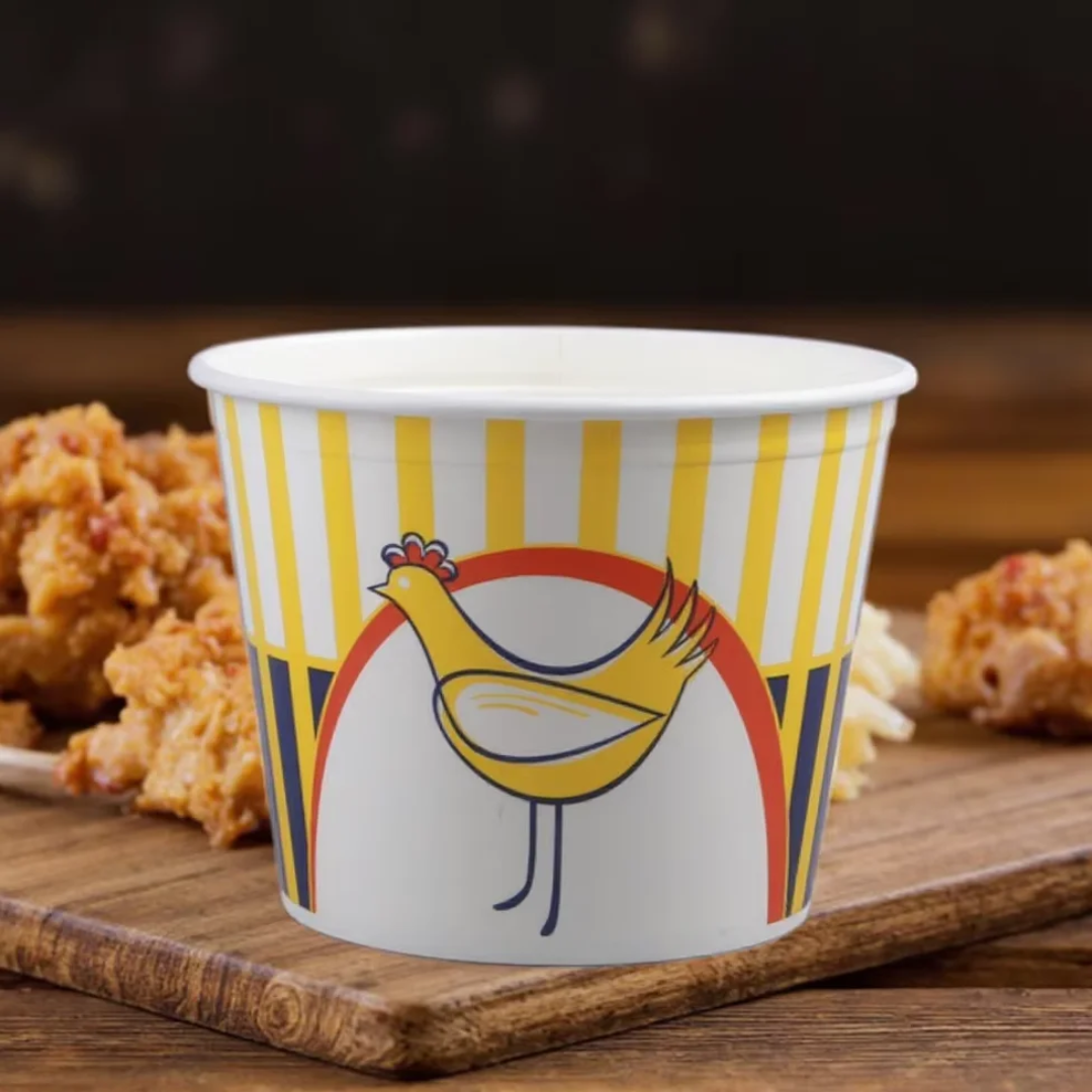 изготовление Ведра и стаканы из картона для попкорна с круглым дном купить печать