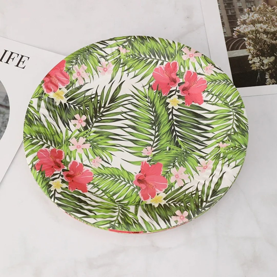 Тарелки бумажные одноразовые печать для кафе